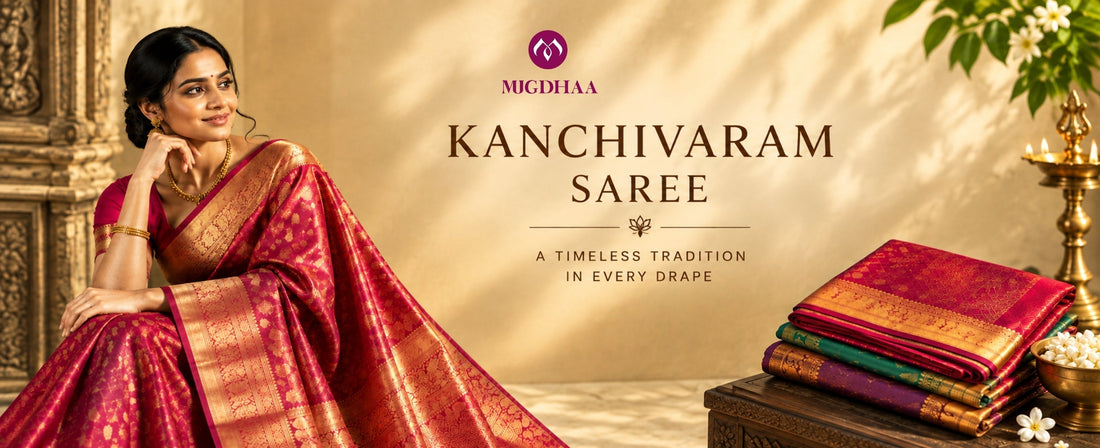Mugdha Kanchipuram Silk Sarees – A Signature Collection You’ll Find Only at Mugdha