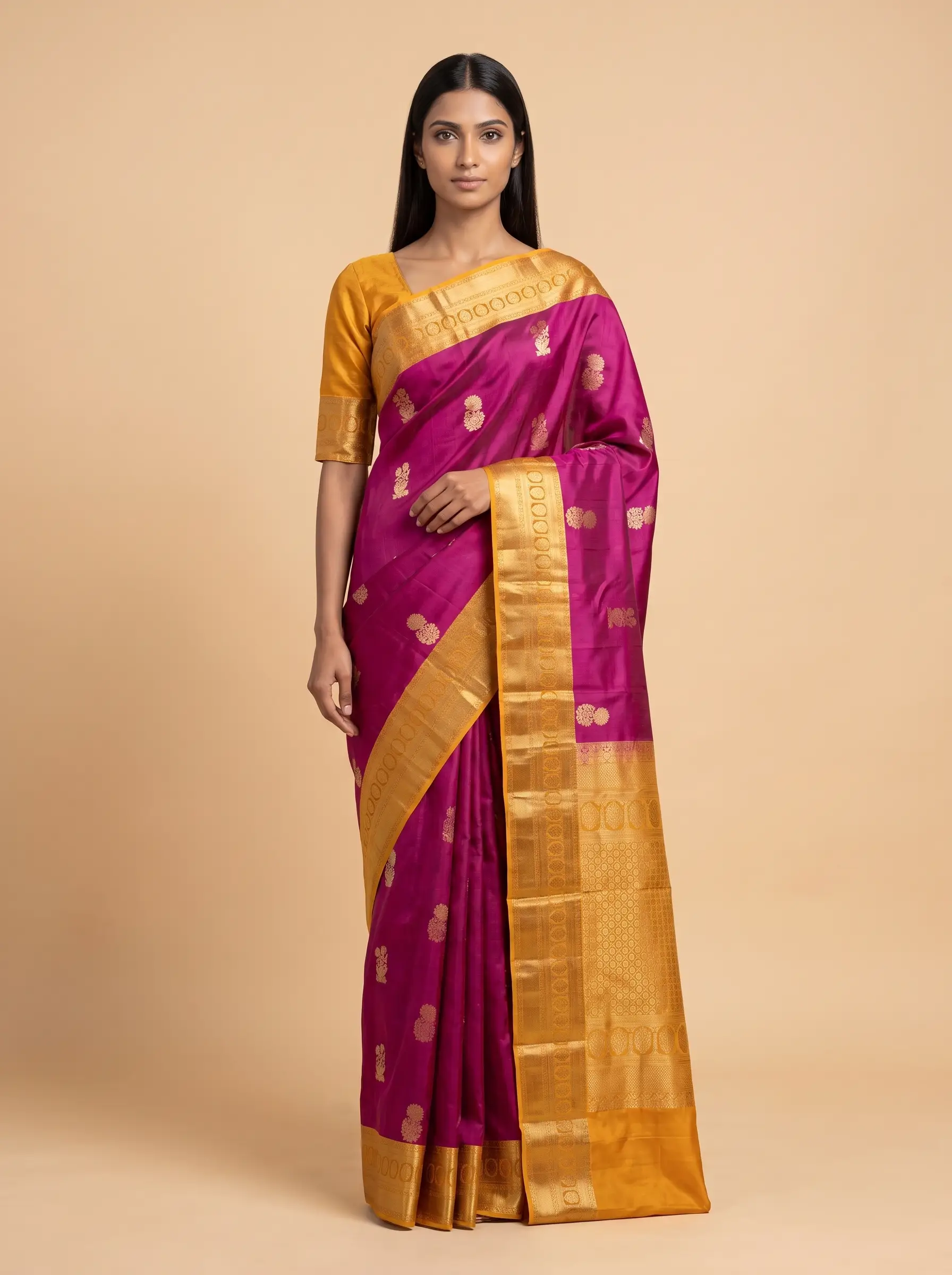 Mugdha Pink Kanjeevaram