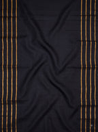 Purple and Magenta with Black and Red Gold Zari Woven Chiniya Silk Saree