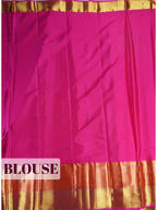 Yellow Tissue Brocade Semi Silk Saree