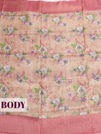 Gold Bangalore Sof Silk Saree with Parallel-Line Woven Border