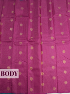 Purple Pure Kanchipuram Saree with No Border
