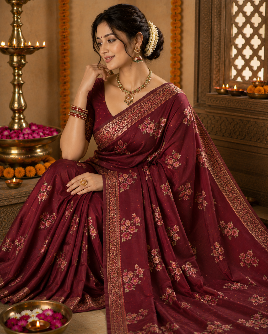 Georgette Saree