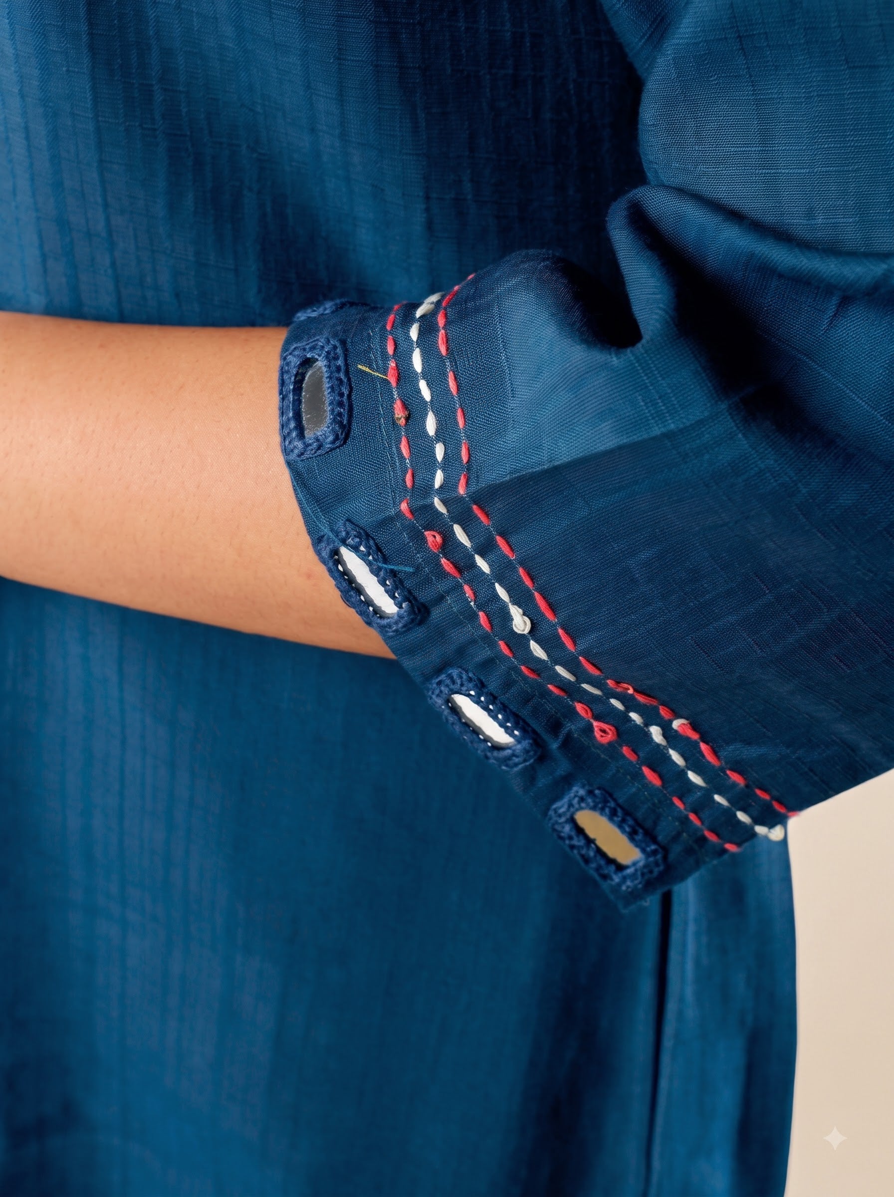 Blue Straight Kurta Set with Pants