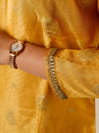 Yellow Short Cut Palazzo Set