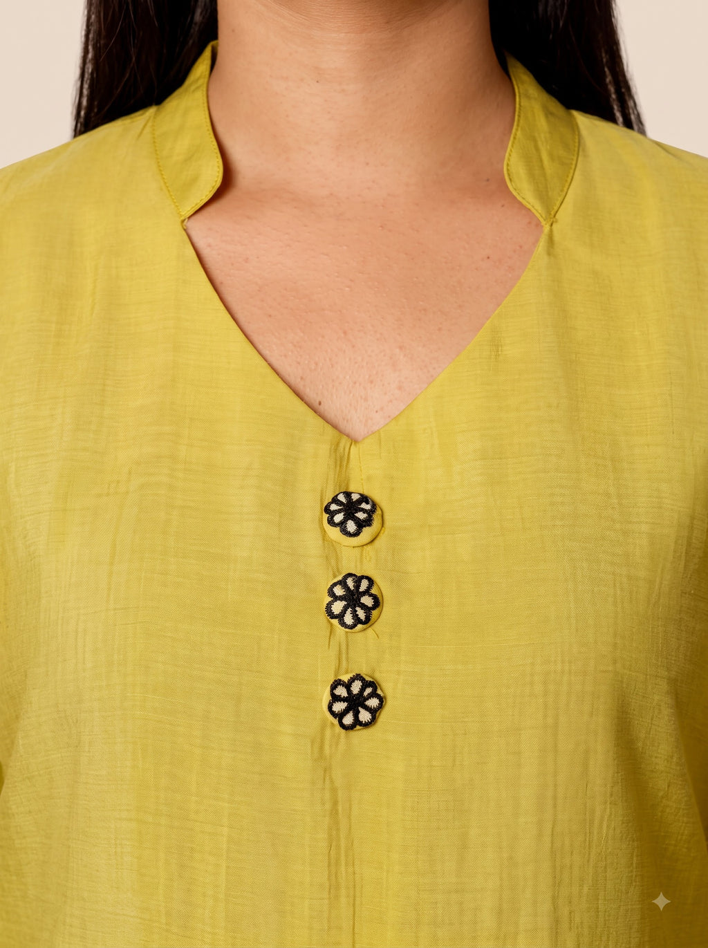 Lime Green Straight Cut Kurta Set with Pants