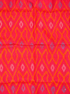 Bright Pink and Sky Blue Gold Zari Woven Chiniya Silk Saree