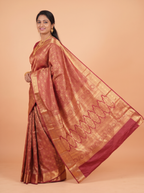 deep-wine-and-antique-gold-zari-woven-silk-saree