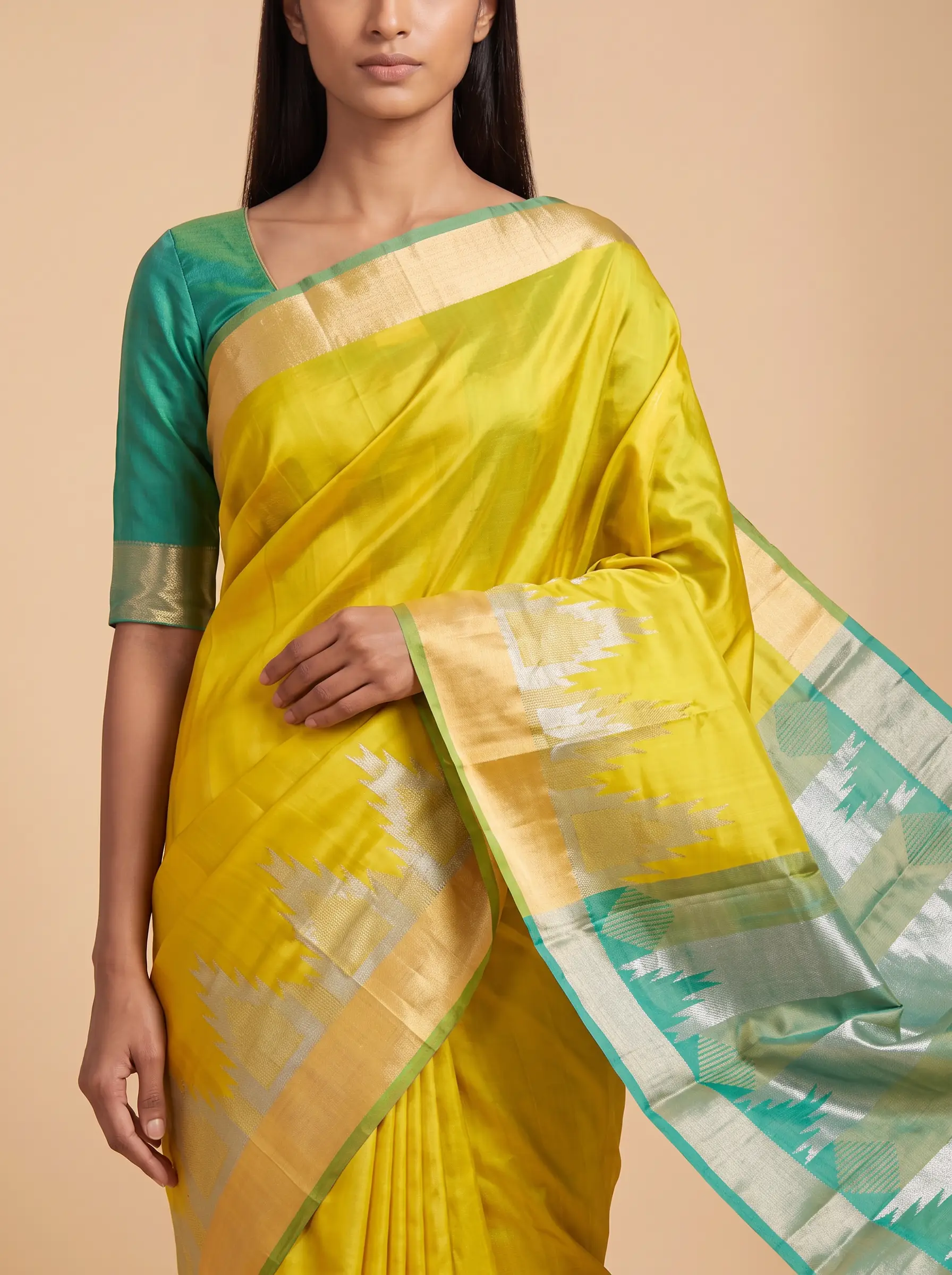 Mugdha Yellow Kanjeevaram