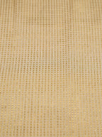 Cream and Deep Red Antique Gold Zari Woven Semi Kanchivaram Silk Saree