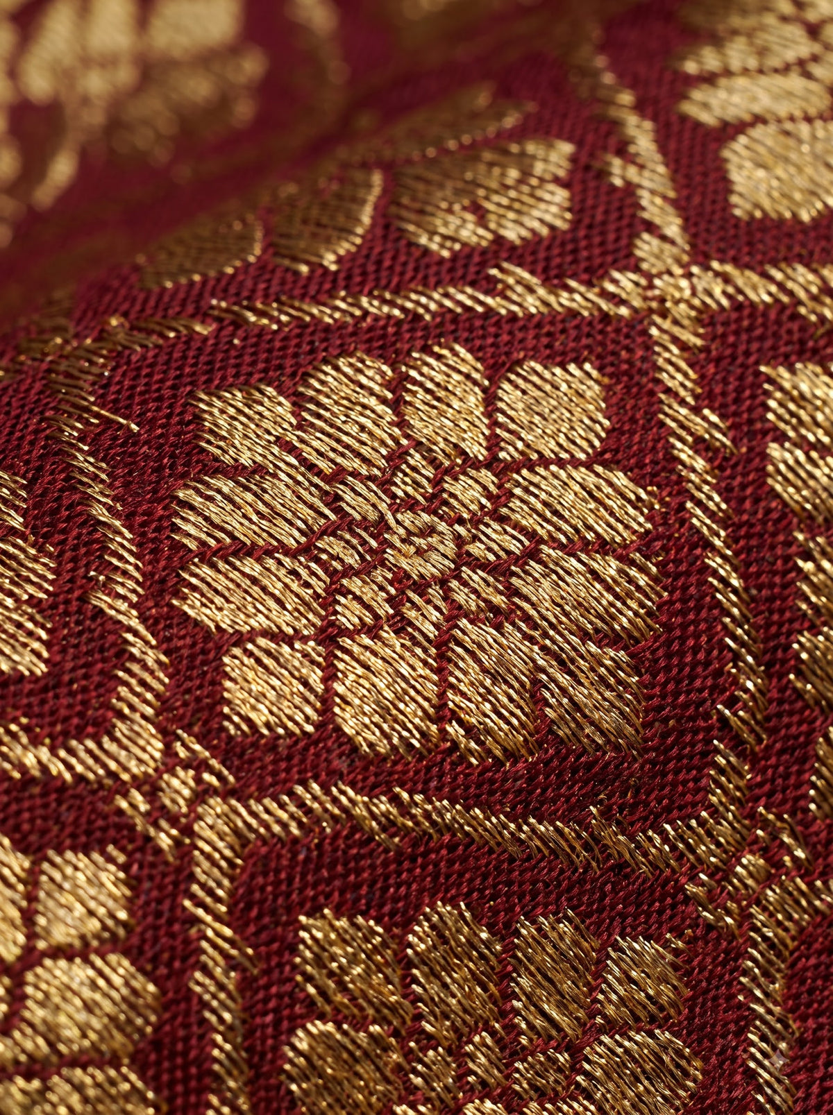 Bright Green and Dark Brown Gold Zari Woven Semi Silk Saree
