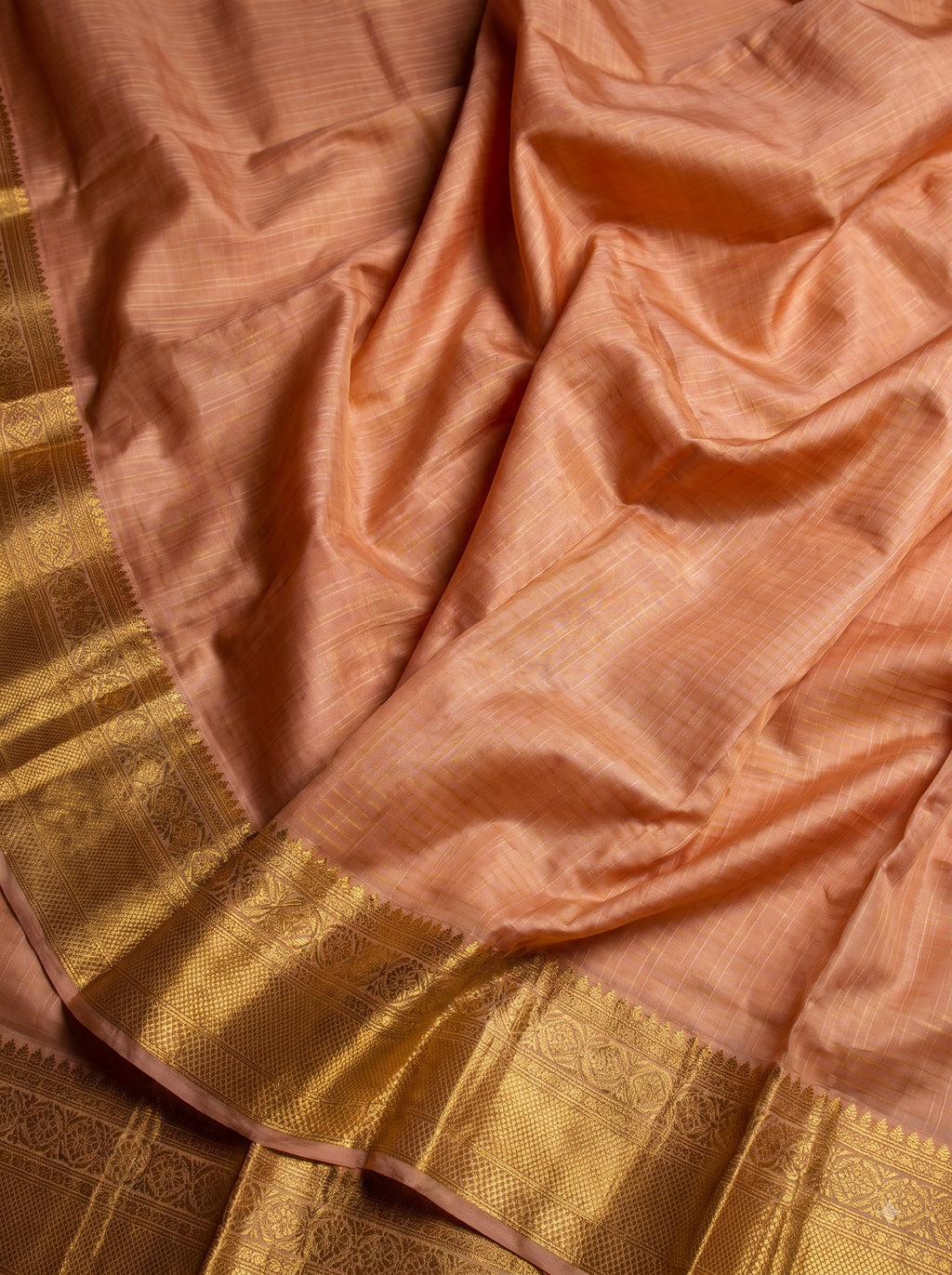 Magenta Silk Saree with Royal Purple Temple Border