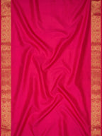 Yellow and Pink Gold Zari Woven Chiniya Silk Saree
