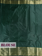 Red Tissue Brocade Semi Silk Saree