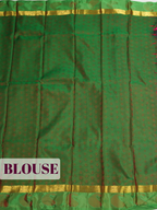 Magenta Pink Bangalore Semi Silk Saree with Wide Zari Stripe Border