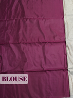 grey Pure Kanchipuram Soft Silk Saree with Border Design