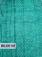 Ink Blue Tissue Crepe Fancy Saree with Floral Print with Golden Butti Motifs
