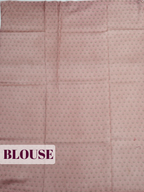 Onion Pink Organza Saree with Floral Print and Lace Trim