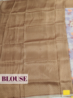 Lavender Bangalore Sof Silk Saree with Multi-Tier Zari Brocade Border