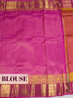 Yellow Kanchipuram Saree with Peacock and Temple-Arch Zari Border