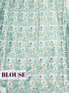 Sea Green Satin Fancy Saree with Stone-Studded Border Design