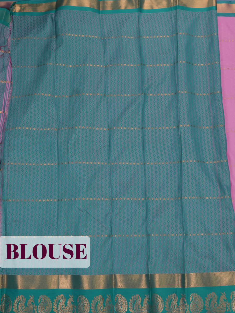 Vibrant Magenta Pink Silk Saree