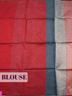 Blue Sico Saree Saree with Borderless Finish