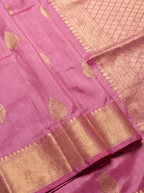 Magenta Gold Zari Paisley Silk Saree